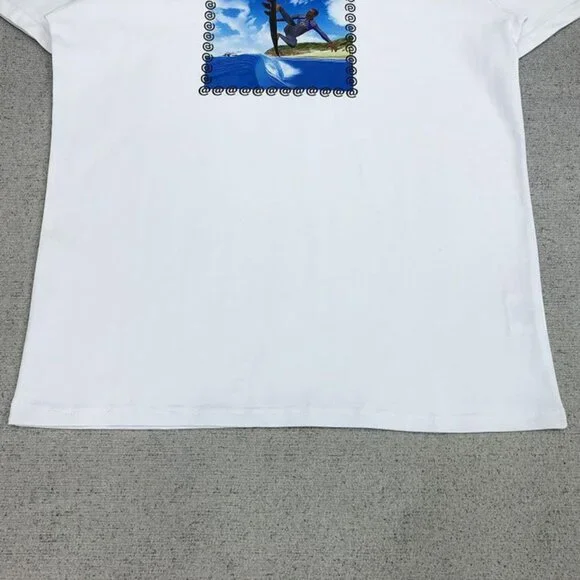 Always White Surf Graphic Short Sleeve Shirt